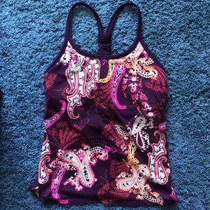 Paisley Athleta Workout Tank Top